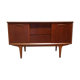 Teak enfilade with 2 sliding doors