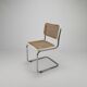 Italian tubular frame and cane Cesca Chair, 1970s