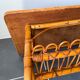Vintage rattan coffee table 86x53x46 70s