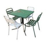 Tolix table and chairs