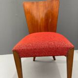 Set of Four H-214 Chairs by Jindřich Halabala, Walnut, 1950s