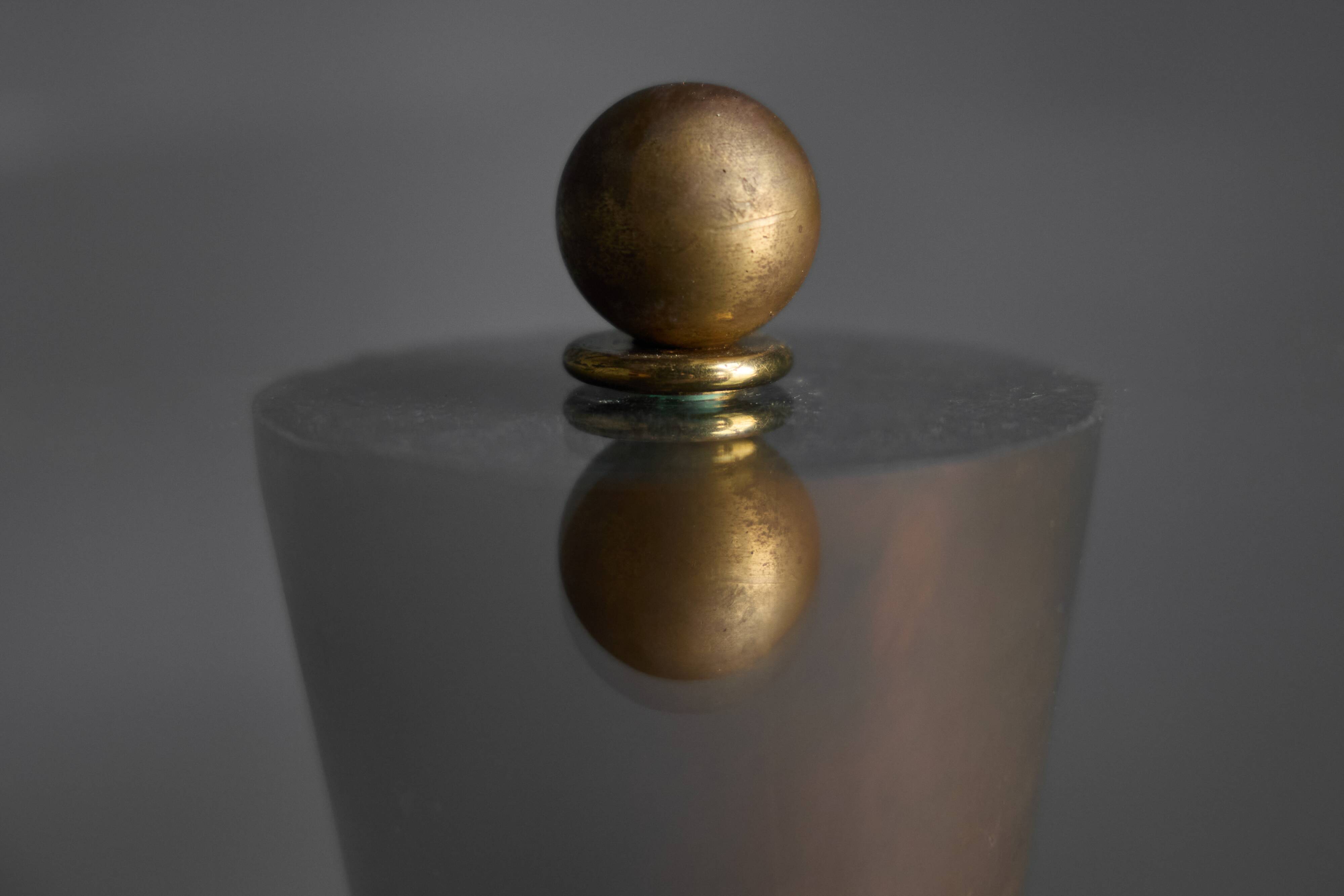 Conical Copper Side Table, France, 1970s