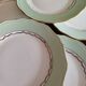 9 assiettes plates L'Amandinoise "Cafés Nico"