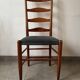 Set of 8 Scandinavian ladderback chairs, 1960s.
