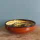 Terracotta bowl with marbled, jasper-like decoration
