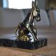 Free-standing donkey in resin