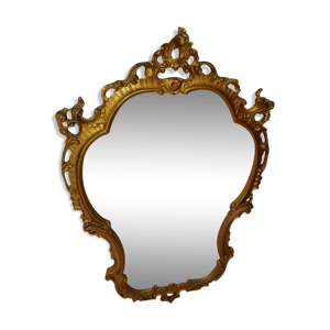 Miroir baroque doré grand format