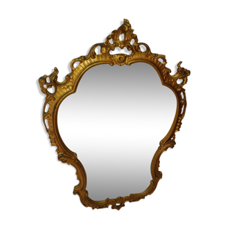 Miroir baroque doré grand format 66x97cm