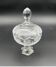 Paris crystal candy box on stand with leaf and fruit decor - 637001