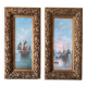 2 paintings, marine subject