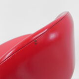 2 vintage bar stools with swivel seat