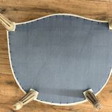 2 convertible armchairs and 2 Louis XVI style chairs