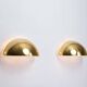 ‘‘Quarto 453’’ wall lamps by Tobia Scarpa for Flos, Italy, 1970s.