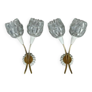 Paîre appliques design - forme fleur