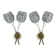 Pair of design wall lights 50s 60s lotus flower shape? Arlus? Lamp light.