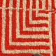 Handmade traditional Beni Ourain rug, size 2/3 m.
