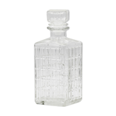 Old glass whisky carafe