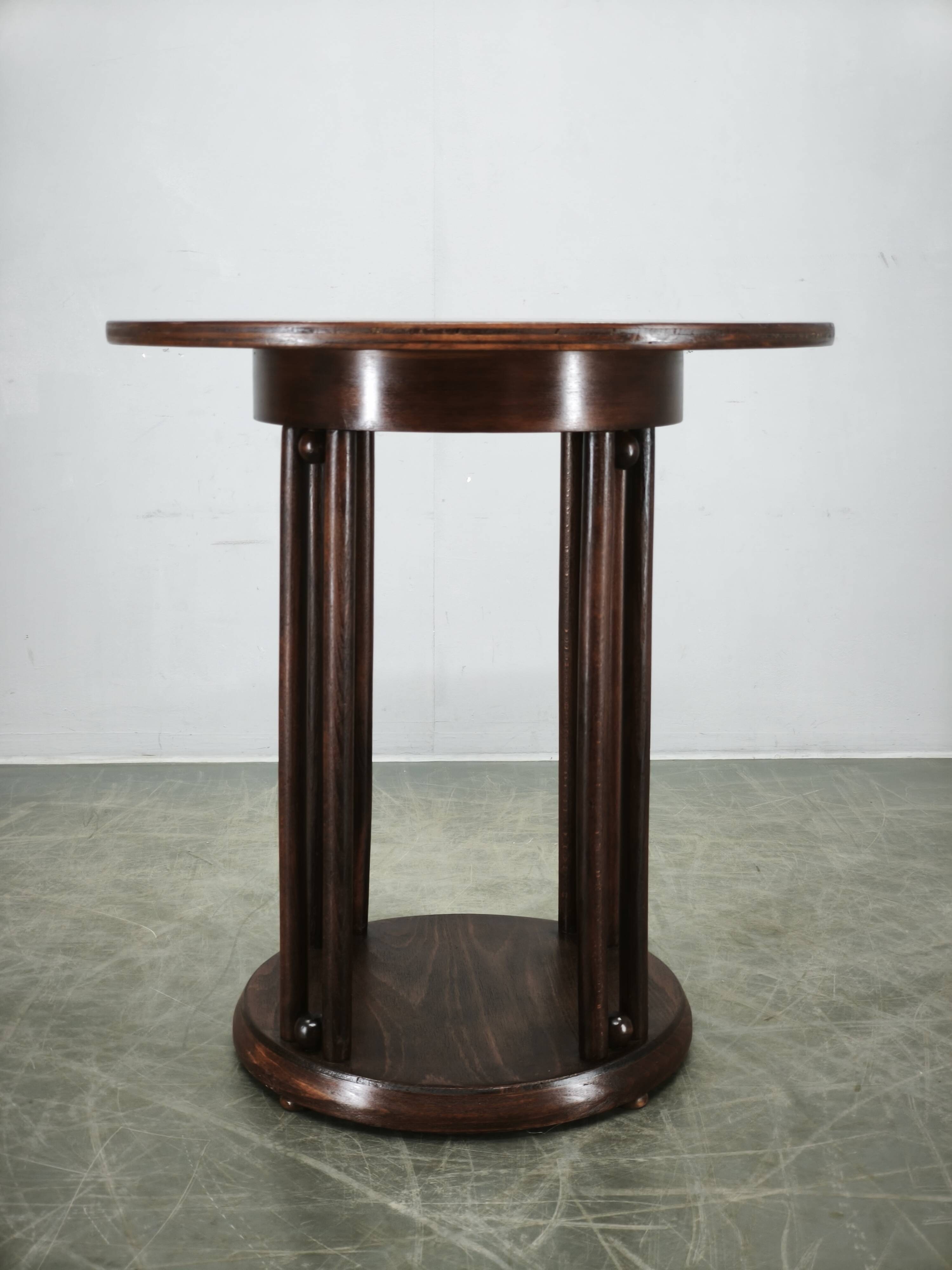 Fledermaus Vienna Secession Bentwood Table, Austria, circa 1900