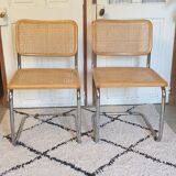 Pair of Cesca B32 Breuer chairs
