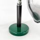 Vintage Industrial Metal & Beech Wood Table Lamp, Restored, 1970s
