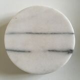 White marble ashtray