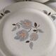6 Saint-Amand stoneware dinner plates, Sologne pattern