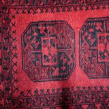 Antique Afghan Ersari handmade rug 118 cm x 196 cm 1920s