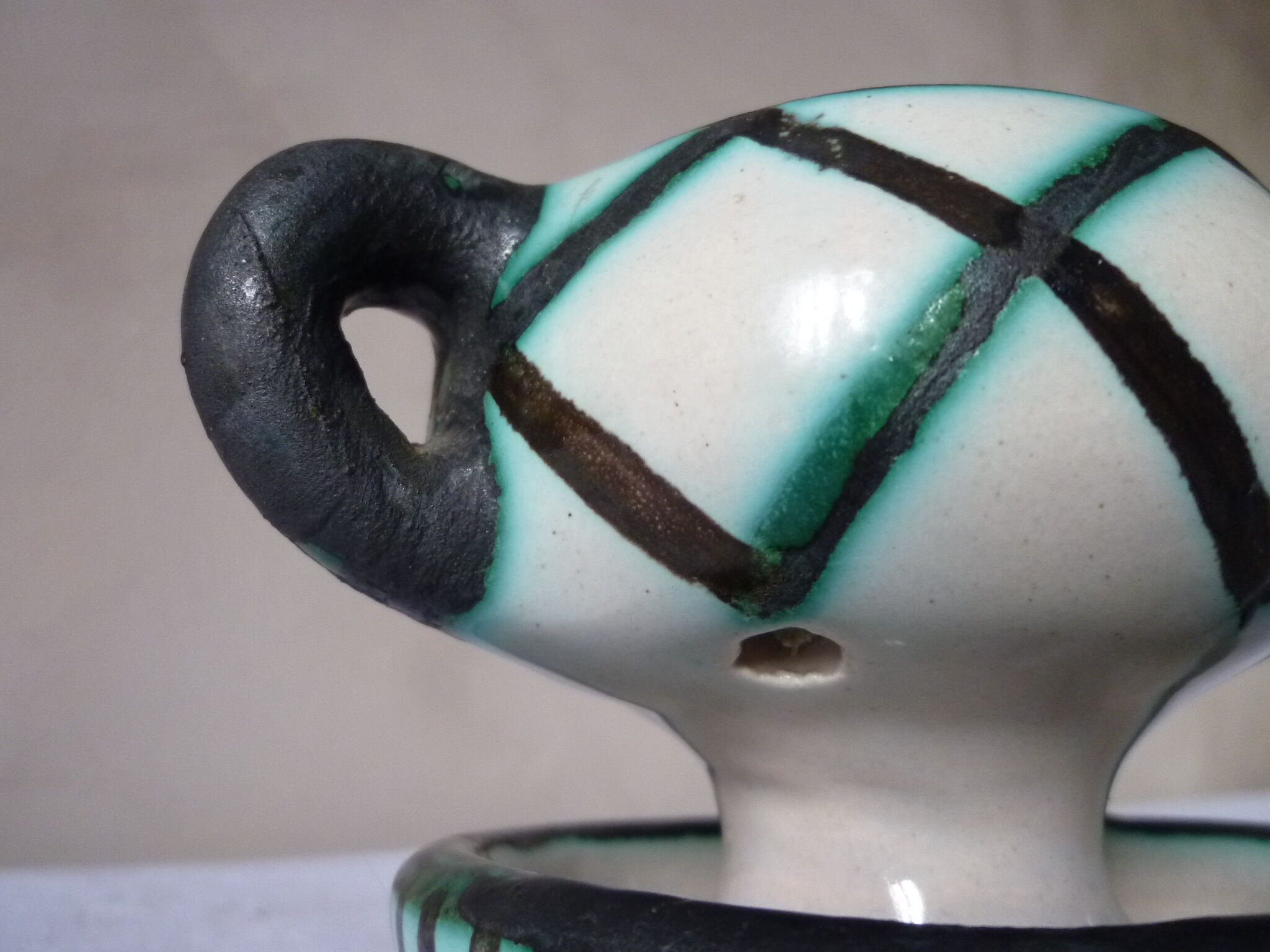 Ceramic candleholder