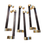 Set of Art Deco door handles