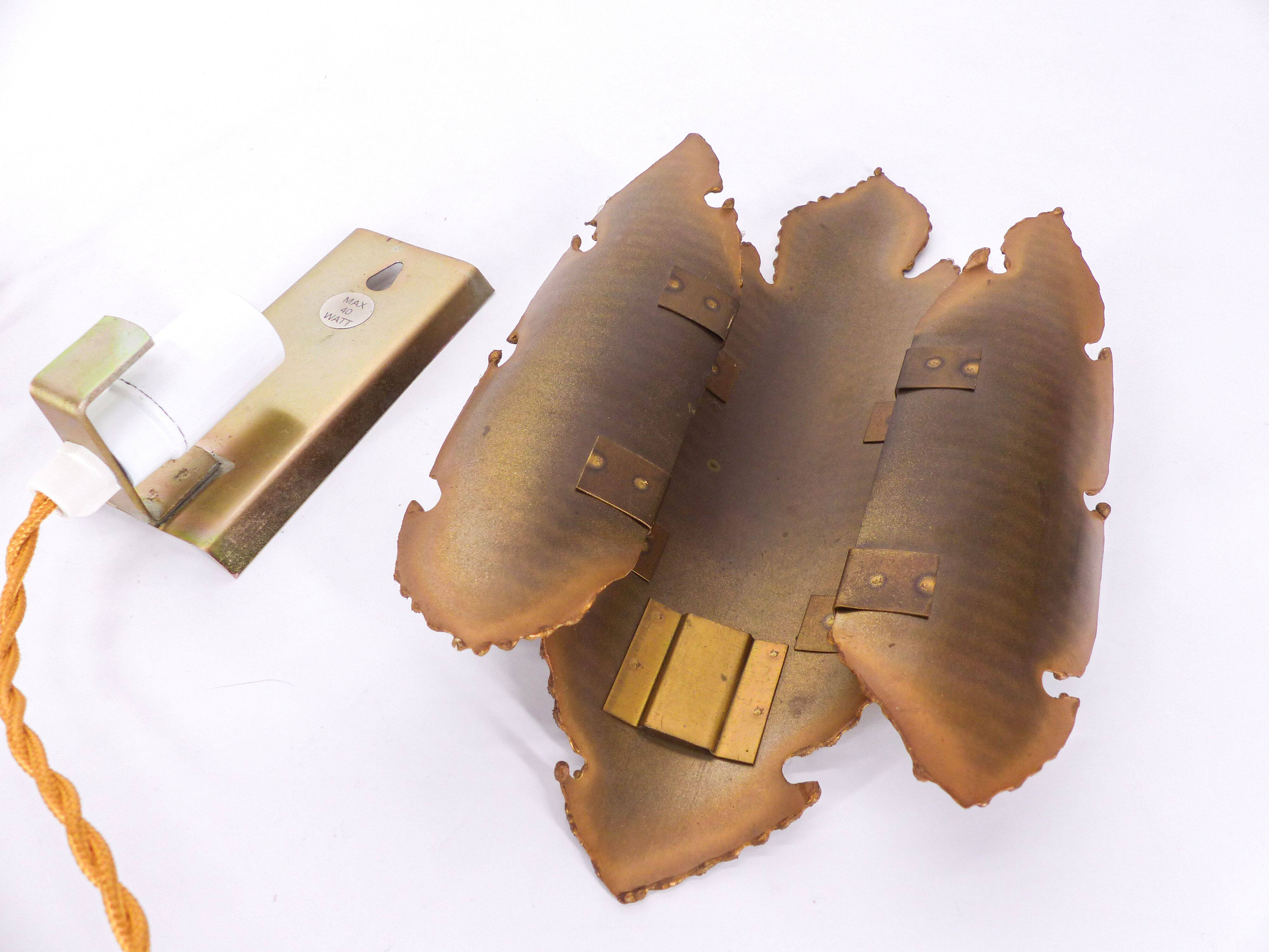 Brutalist wall light Svend Aage Holm Sørensen Denmark 1960s