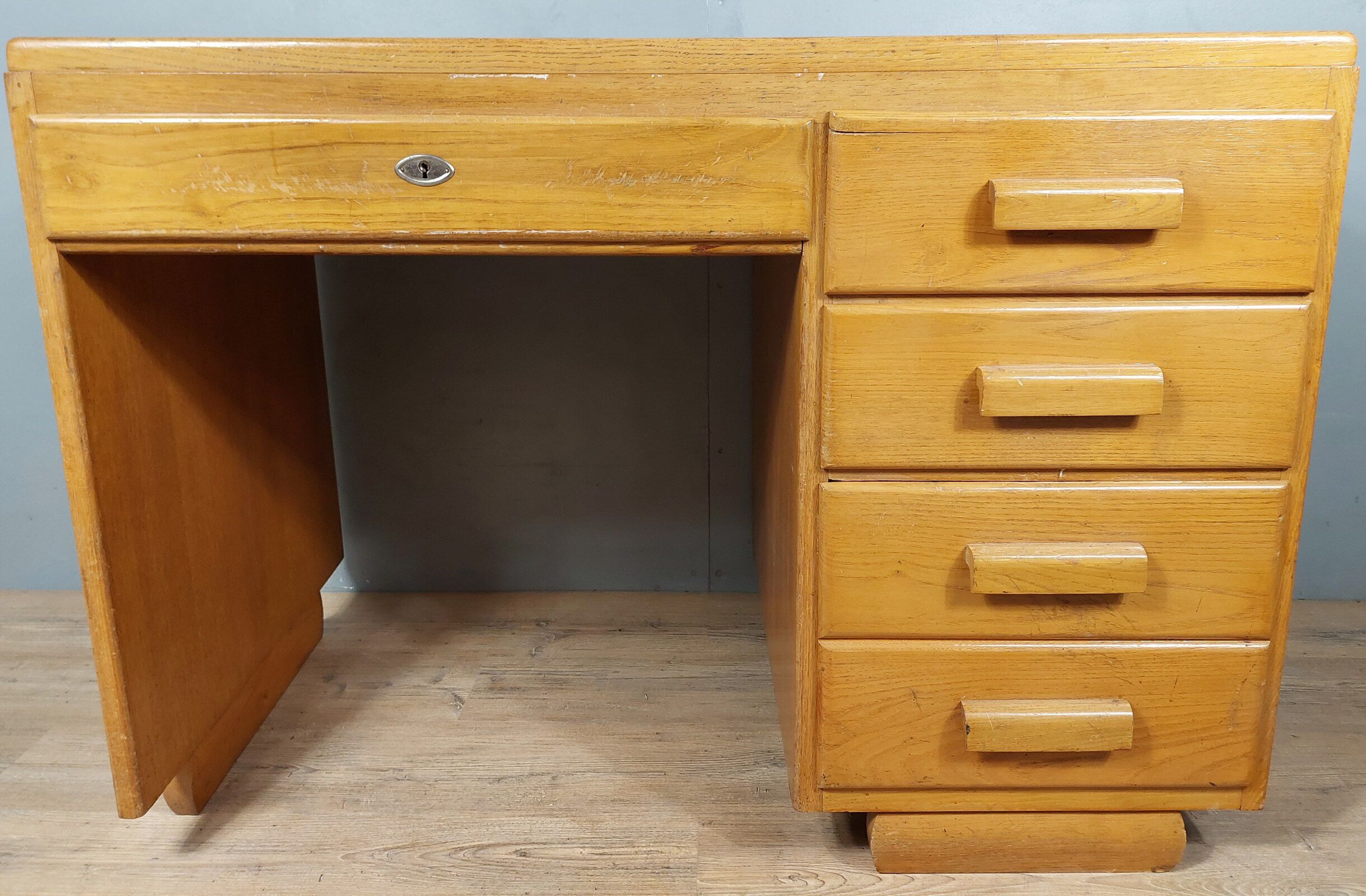 Vintage coffered desk