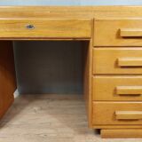 Vintage coffered desk