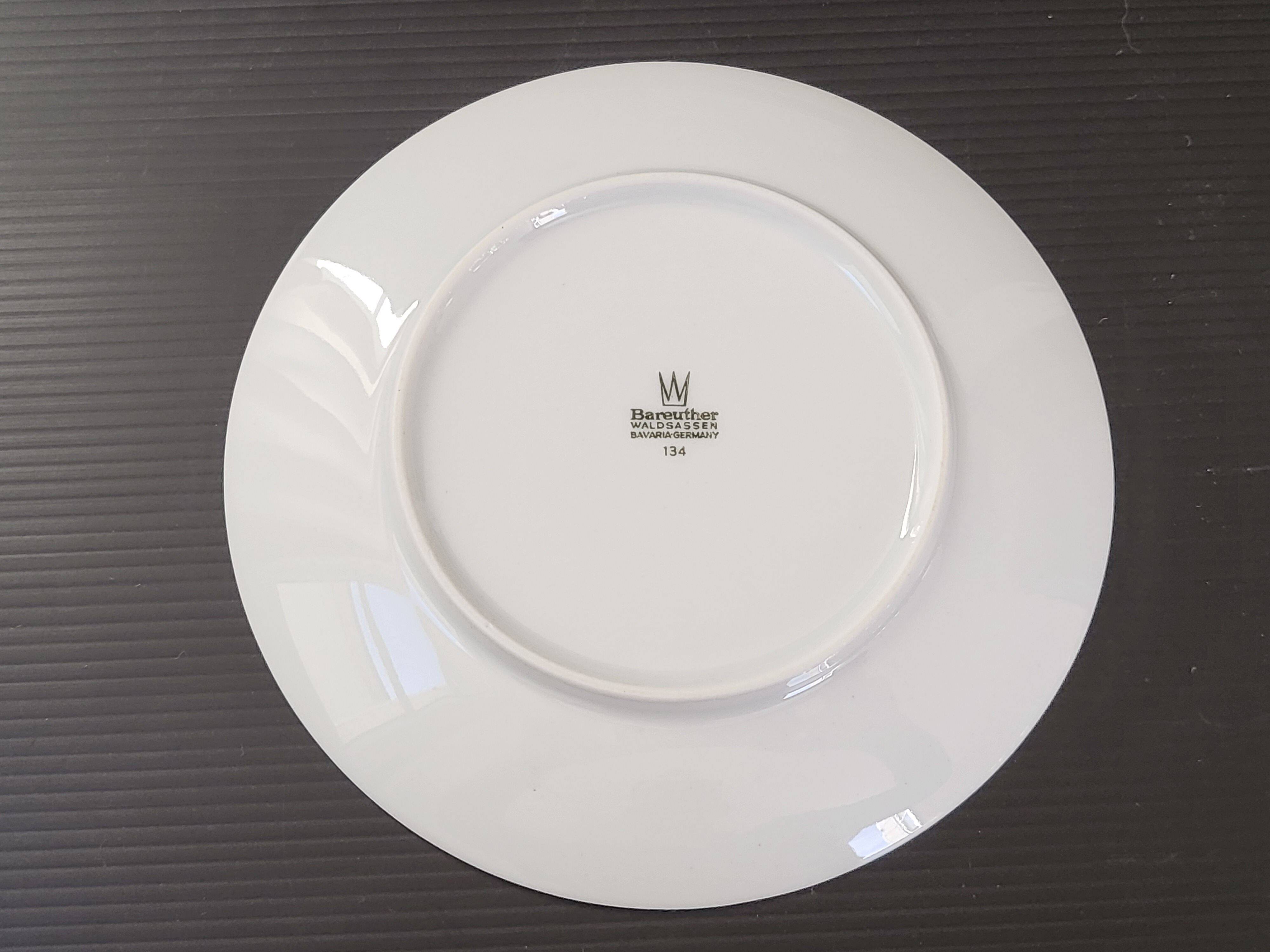 Vintage Bareuther Waldsassen dessert service 1970s