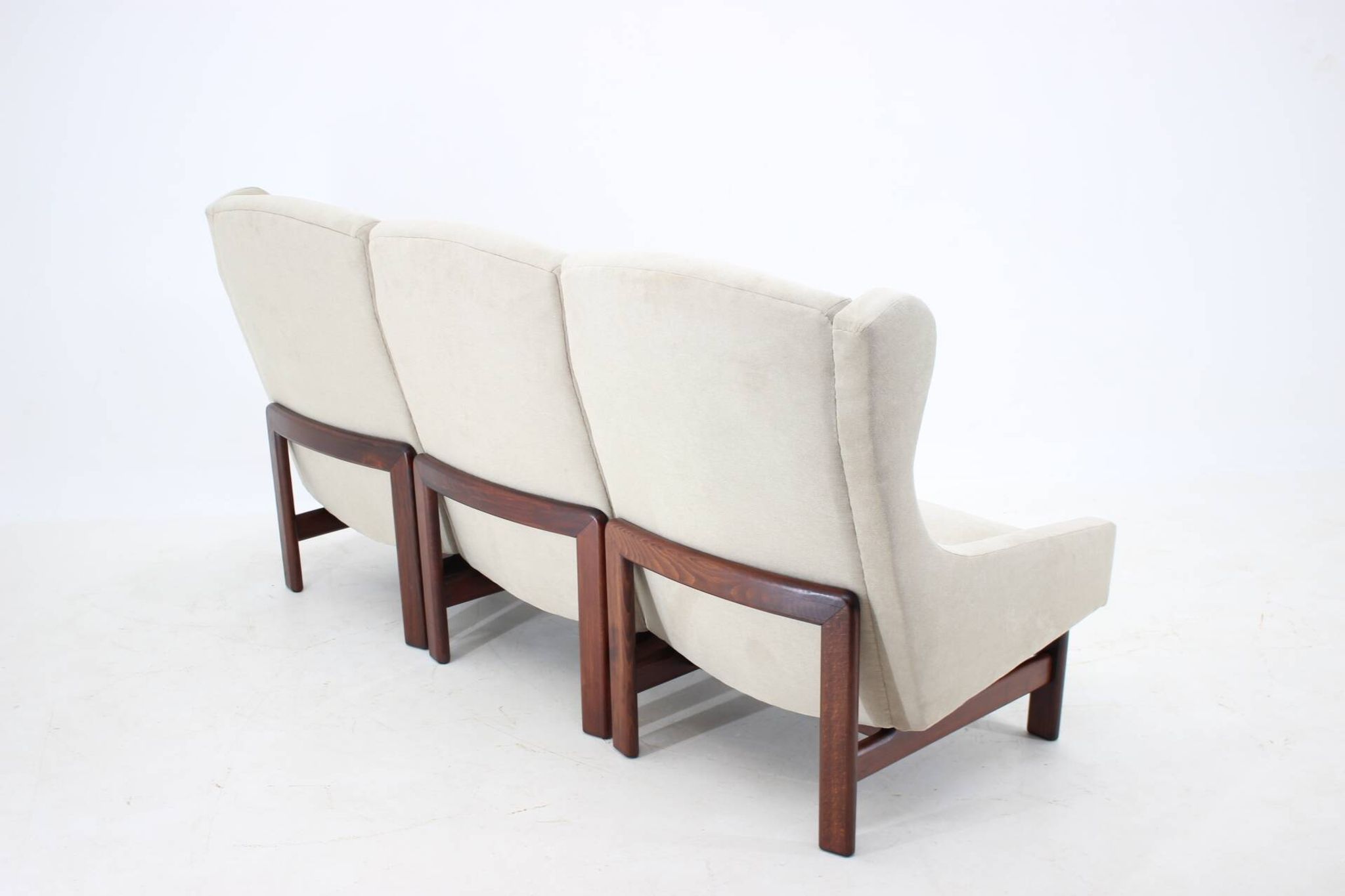 1970s modular three seater sofa by ton, czechoslovakia