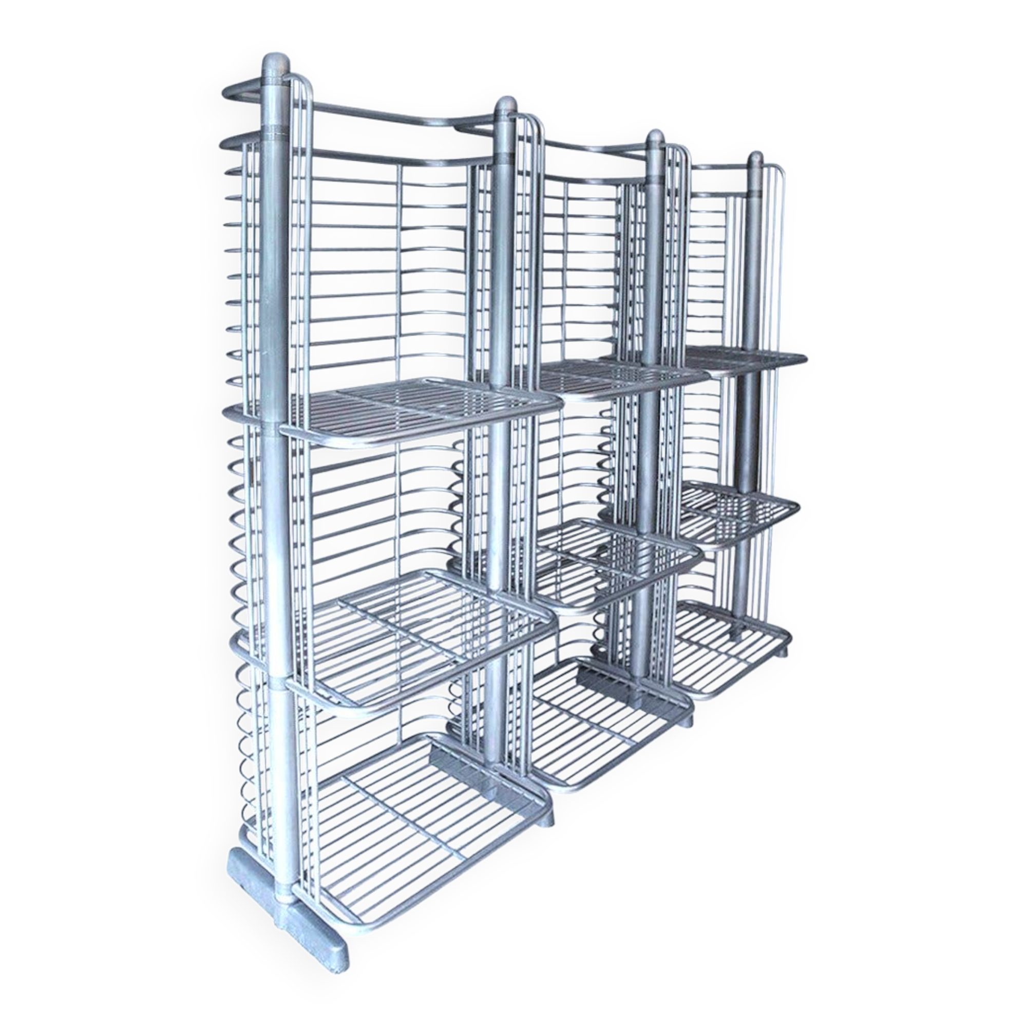 Industrial art deco vintage shelf, 40s
