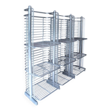 Industrial art deco vintage shelf, 40s