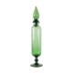 Carafe italienne en verre soufflé vert empoli