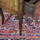 Commode 2 tiroirs de style Louis XV fin XIXème en noyer et peuplier