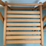Paire de chaises pliantes