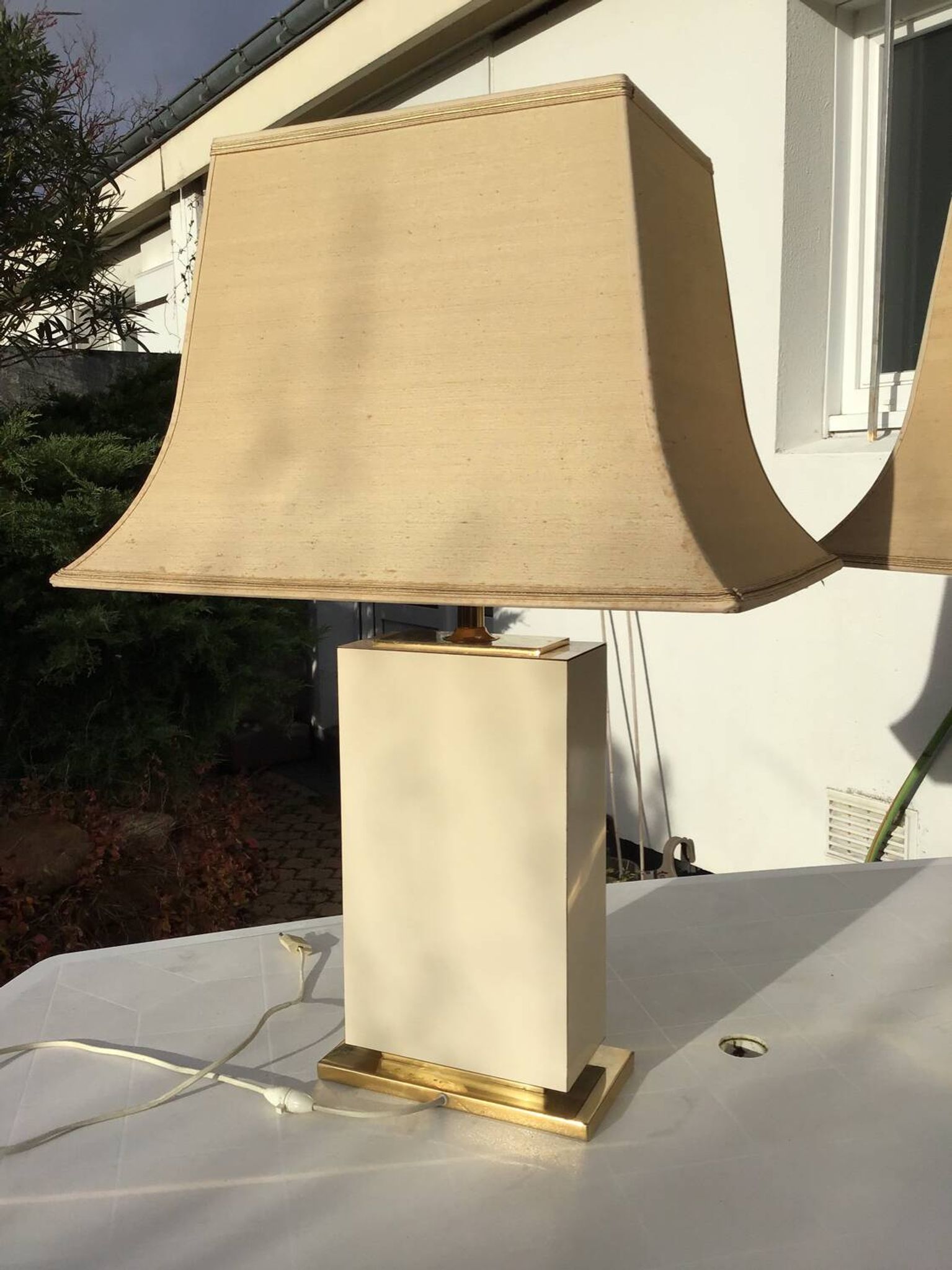 Pair of vintage Jean-Claude Mahey lamps