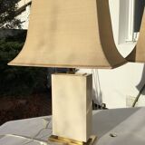 Pair of vintage Jean-Claude Mahey lamps