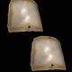 Large Murano Glass Sconces/ Flushmounts Set of 2