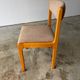 Set of 6 Self brand chairs in beech with wool seat