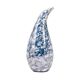 Drop vase, modernism, porcelain, Poland, 1960s