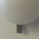 Vintage wall light, opaline glass and brushed metal, France, 1960