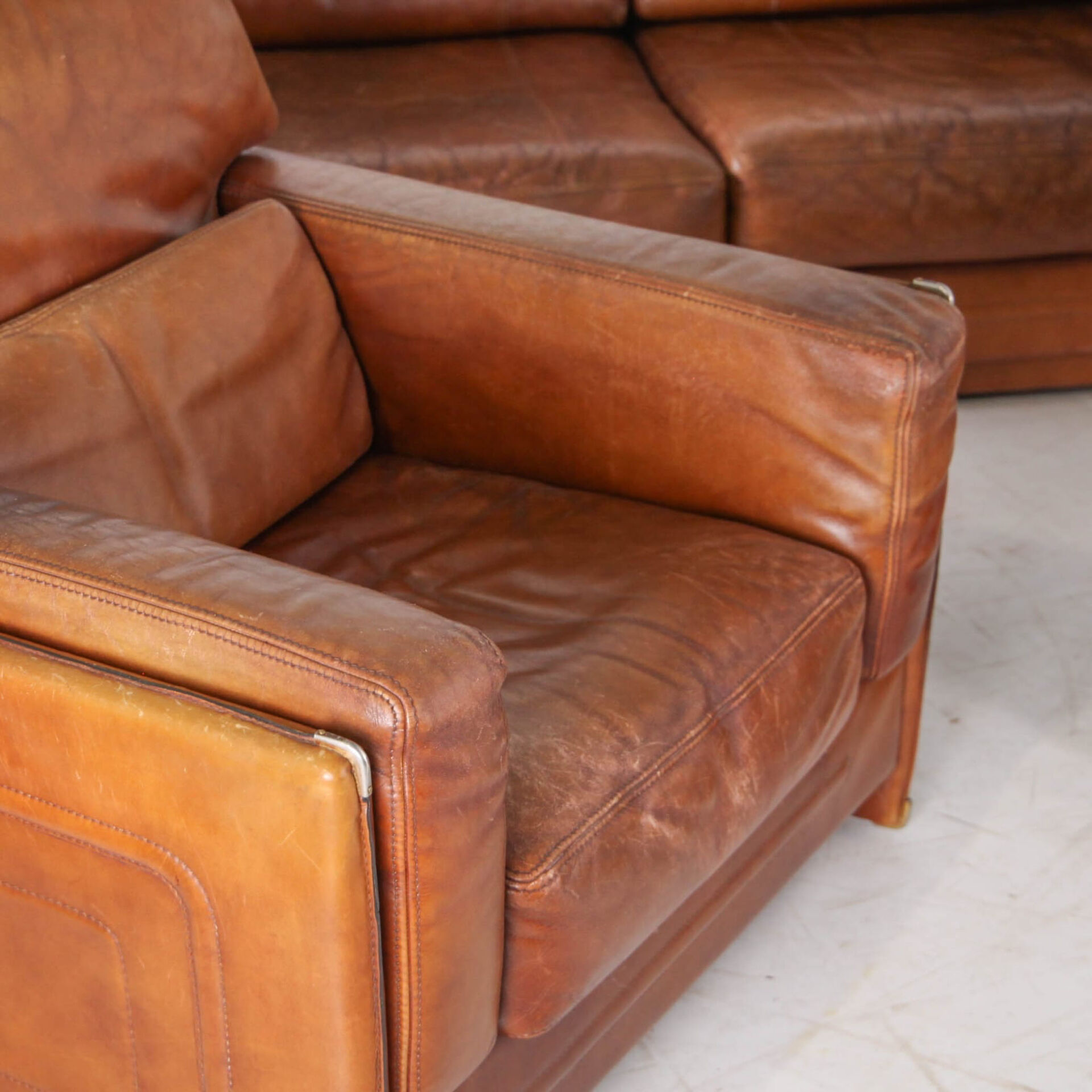 Salon en cuir Roche Bobois