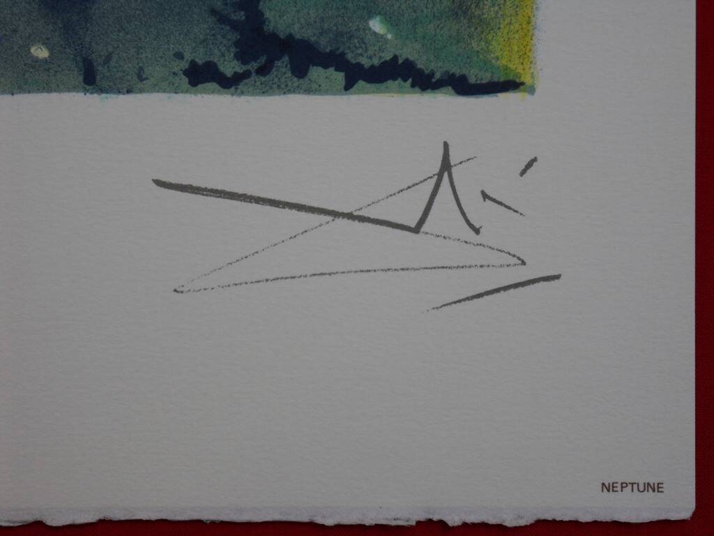 Salvador Dali: Horses - Neptune, signed lithograph
