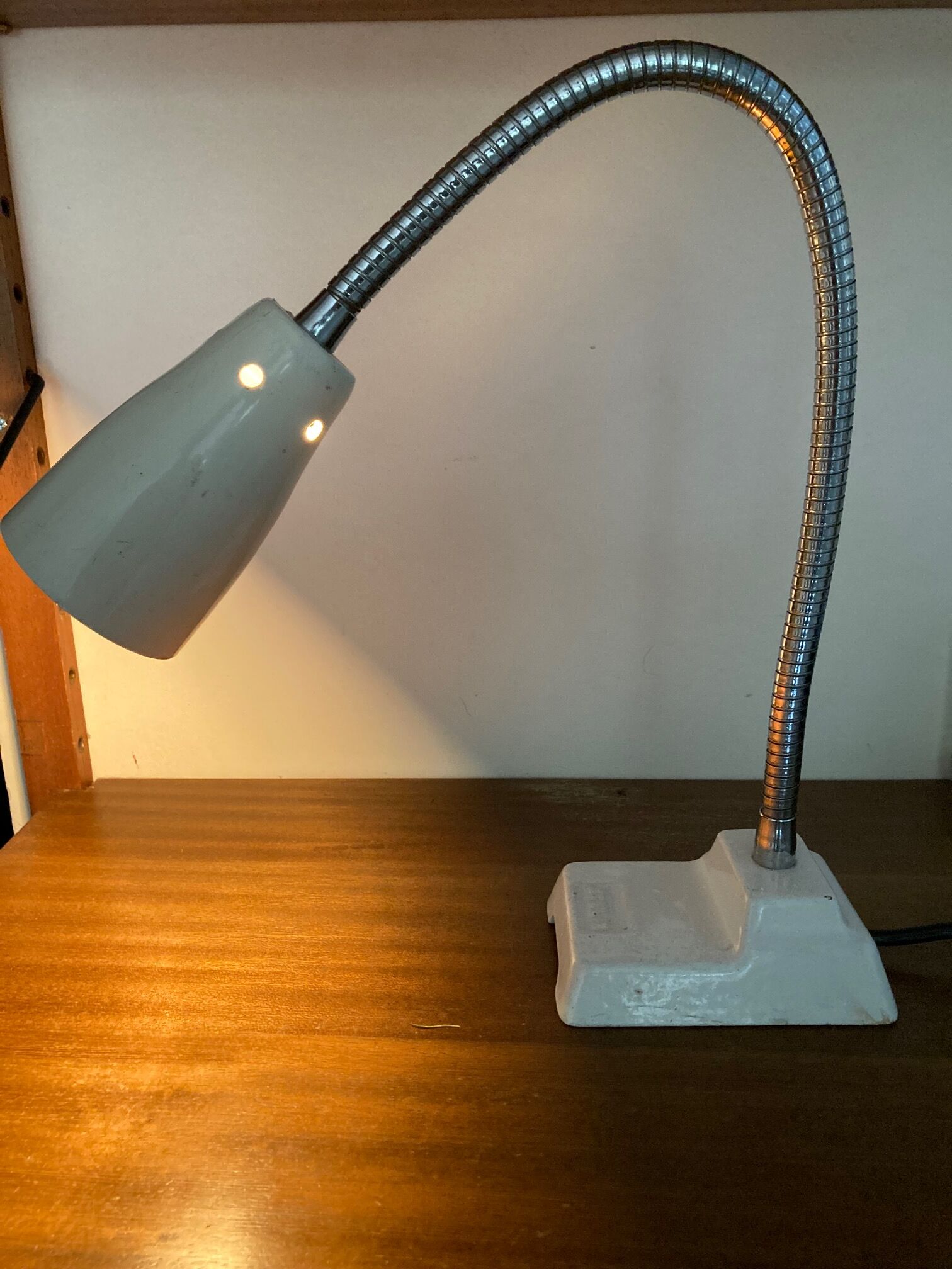 Vintage adjustable desk lamp