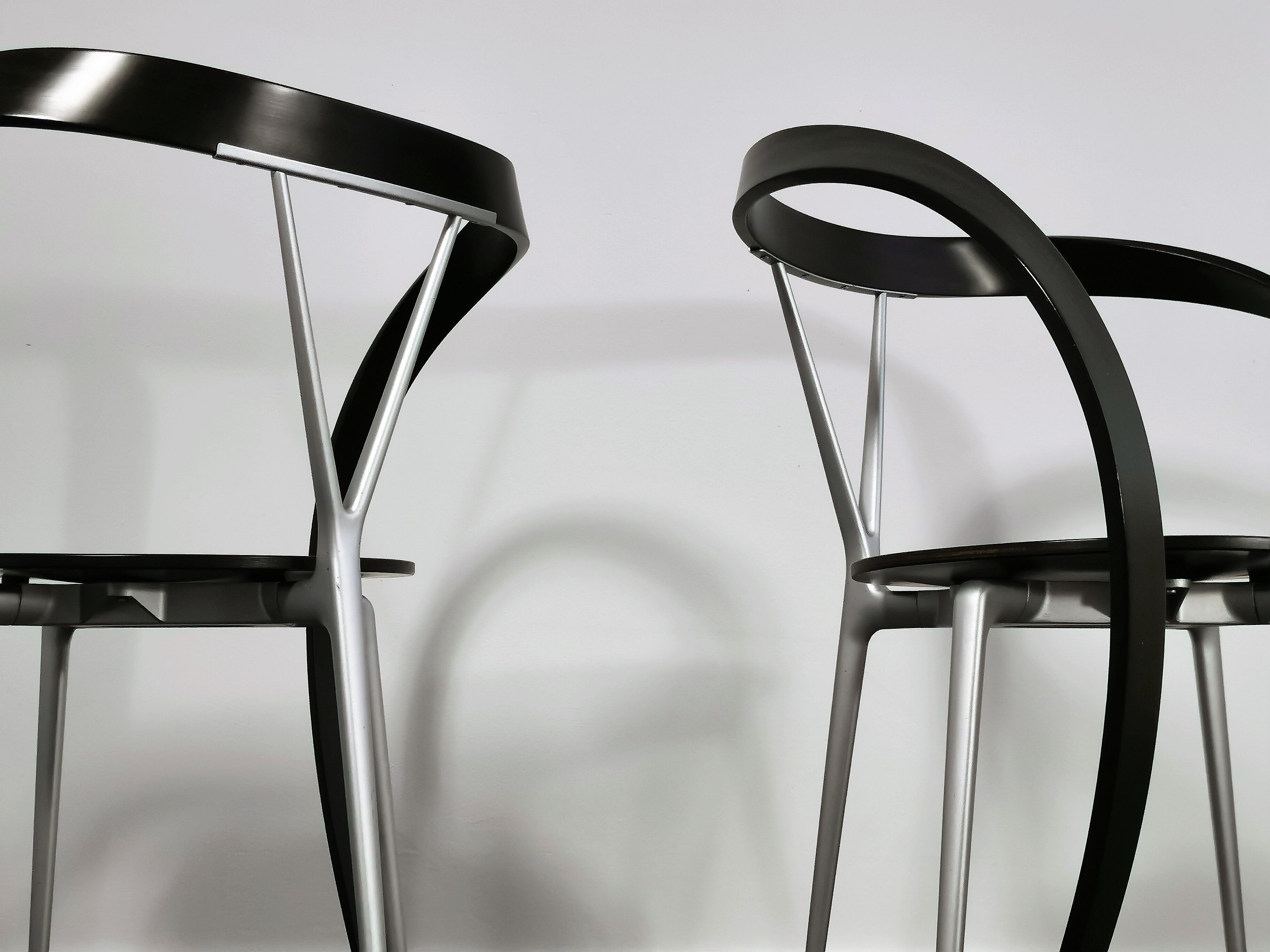 Paire de chaises Andrea Branzi 'Revers' par Cassina Italie 1990