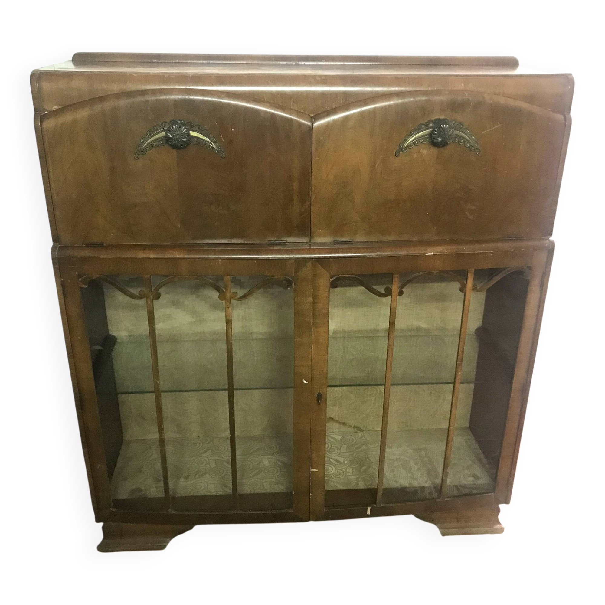 1930s Art Deco Bar Display Cabinet